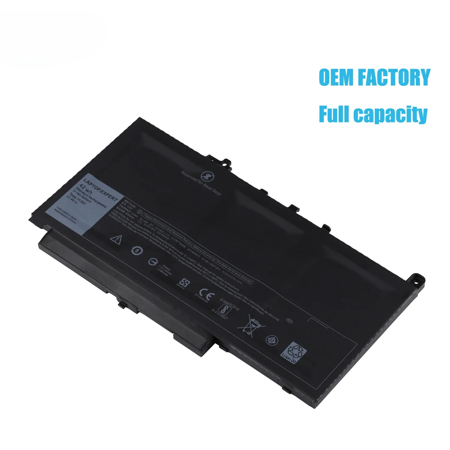 7cjrc Laptop Battery E7470 Series 12 E7270 Battery Circuit Board FOR Del Latitu E7470 E7270 21X15 v6vmn 11.4V 42Wh