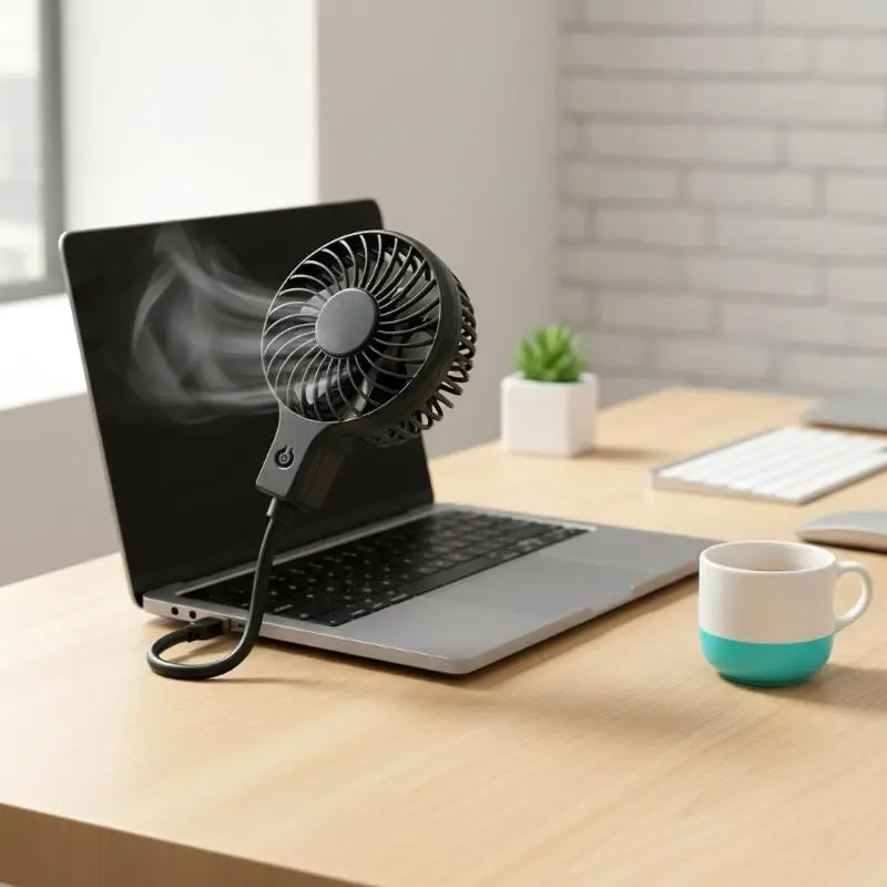 2026 USB Handheld Fan Silent Cooling Power Bank Portable Wireless Mini Play USB Plug Fans With Switch Summer Outdoors And Travel