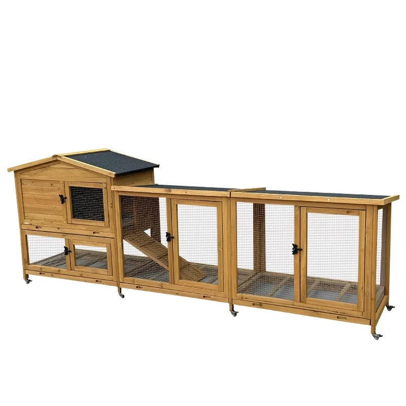 

Deluxe Rabbit Cage Rabbit Villa with Tray Rabbit Nest Plus Size Chicken Cage Pigeon Cage