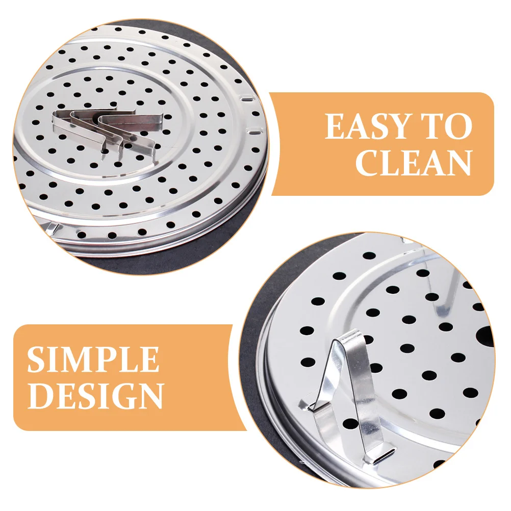 

Stainless Steel Round Steaming Rack Thick Kitchen Food Steamer Rack for Cooking Vegetables Fish Seafood Eggs