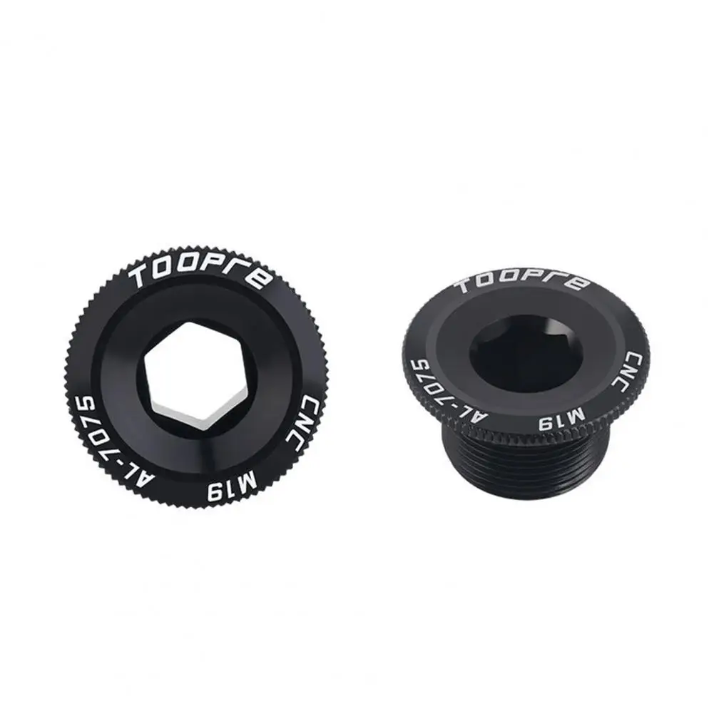 Practical Crank Screw Surface Anodizing Fine Workmanship Bike Crank Cover Anti Rust Bike Crank Cover