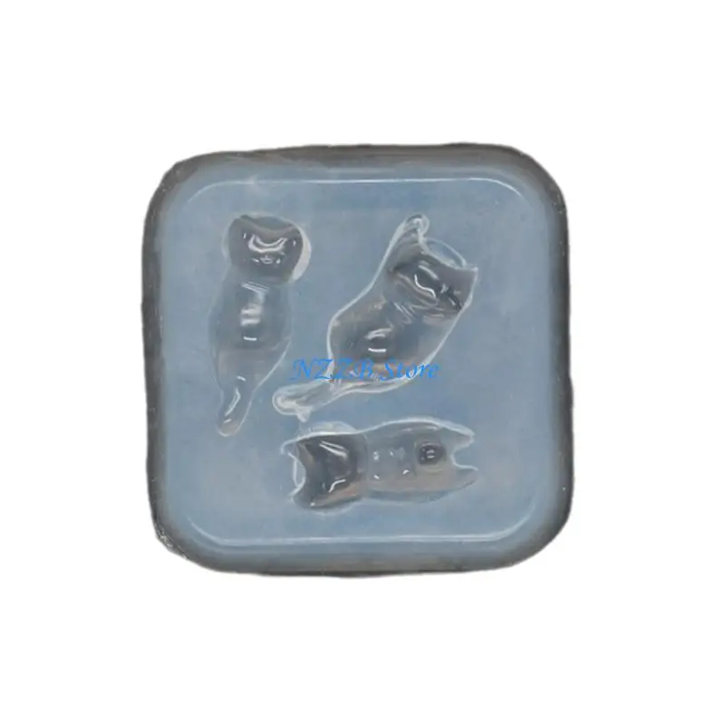 

T21F Versatile Mini Mold DIY Silicone Mould Ear Jewelry Pendant Making Tool