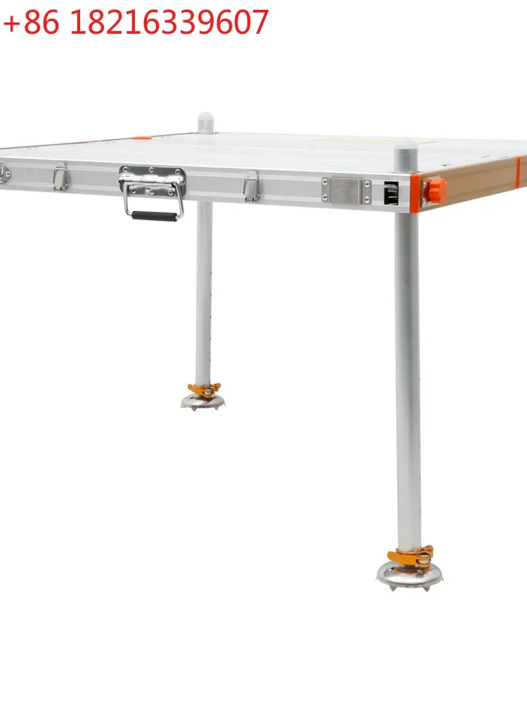 YAO Thickened Ultra-Light Aluminum Alloy Fishing Platform Bold Folding Multifunctional Deep-Water Fishing Platform Off Shore Fis