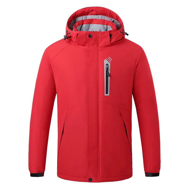 Men 8 Areas Heated Jacket USB Winter Outdoor Electric Heating Jackets Warm Sprots Thermal Coat Clothing Heatable Cotton Jacket