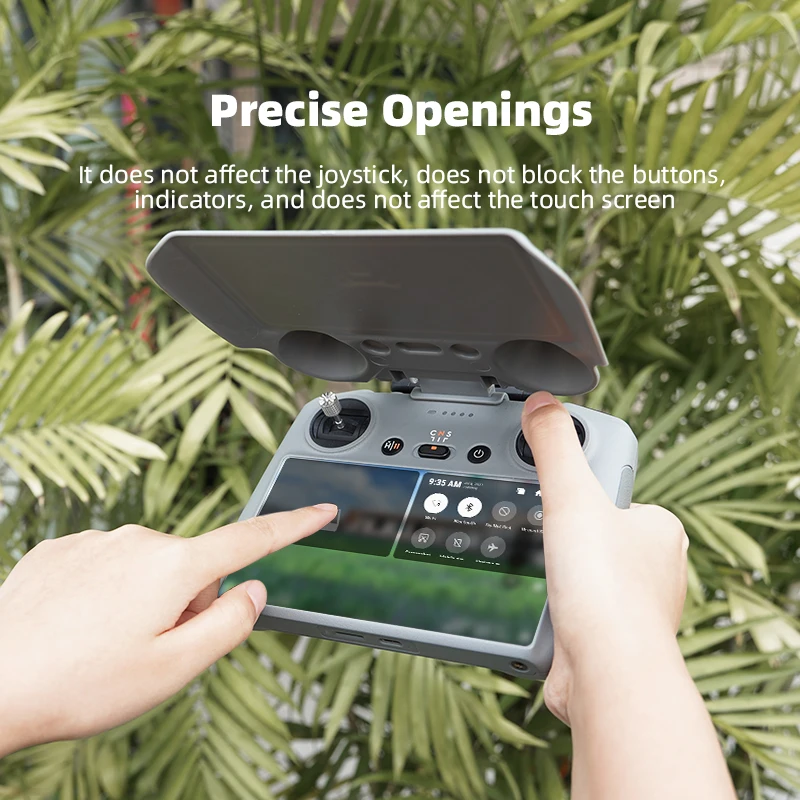 BRDRC 2 in 1 Remote Controller Sun Hood Sunshade for DJI Flip/Mini 4 Pro,Screen Protector Protective Shell Cover for Air 3 RC 2