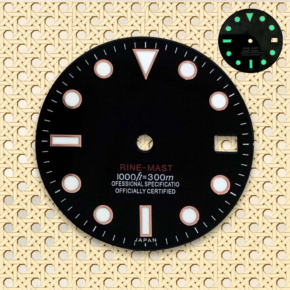 New water NH35 Dial 28.5mm S Logo Dial Suitable For High Quality NH36 Japan Automatic Movement ModificationAccessories