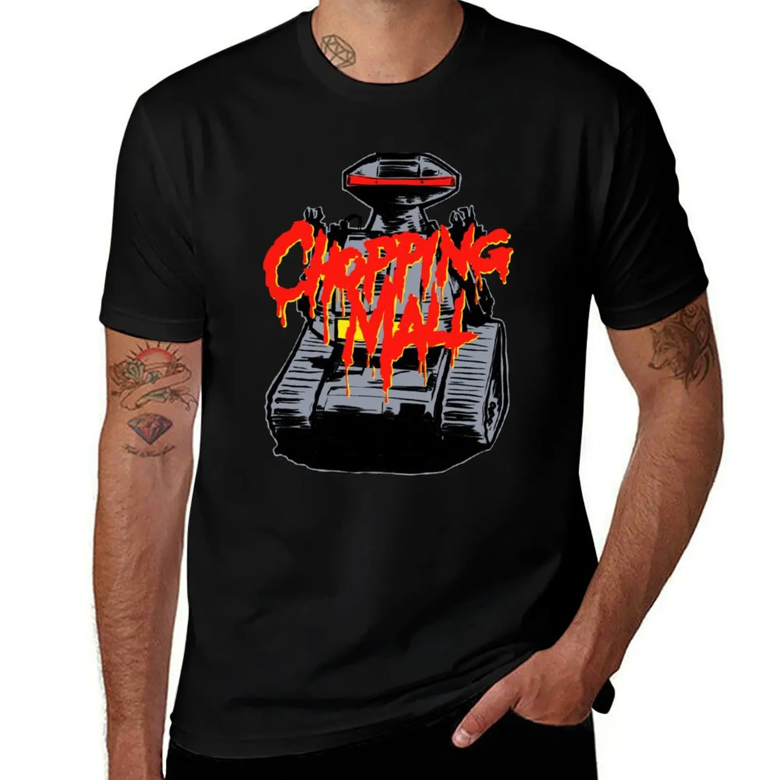 Chopping Mall Tribute T-Shirt All Weather Casual Short Sleeve T-Shirt