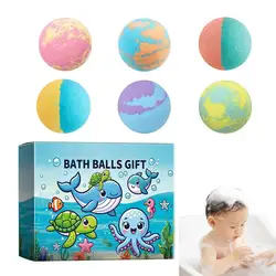 Handmade Bath Balls Bath Spa Bubble Bath Ball Set Natural Kids Bubble Bath Fizzy Balls For Girls Boys Kids And Children