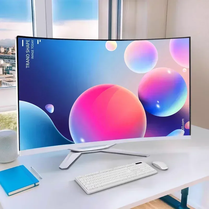 27 inch Curved All in One PC 8GB 16GB 32GB Ram 512 GB SSD Core I7 I5 Processor All In One Computer Desktop All-In-One Pc