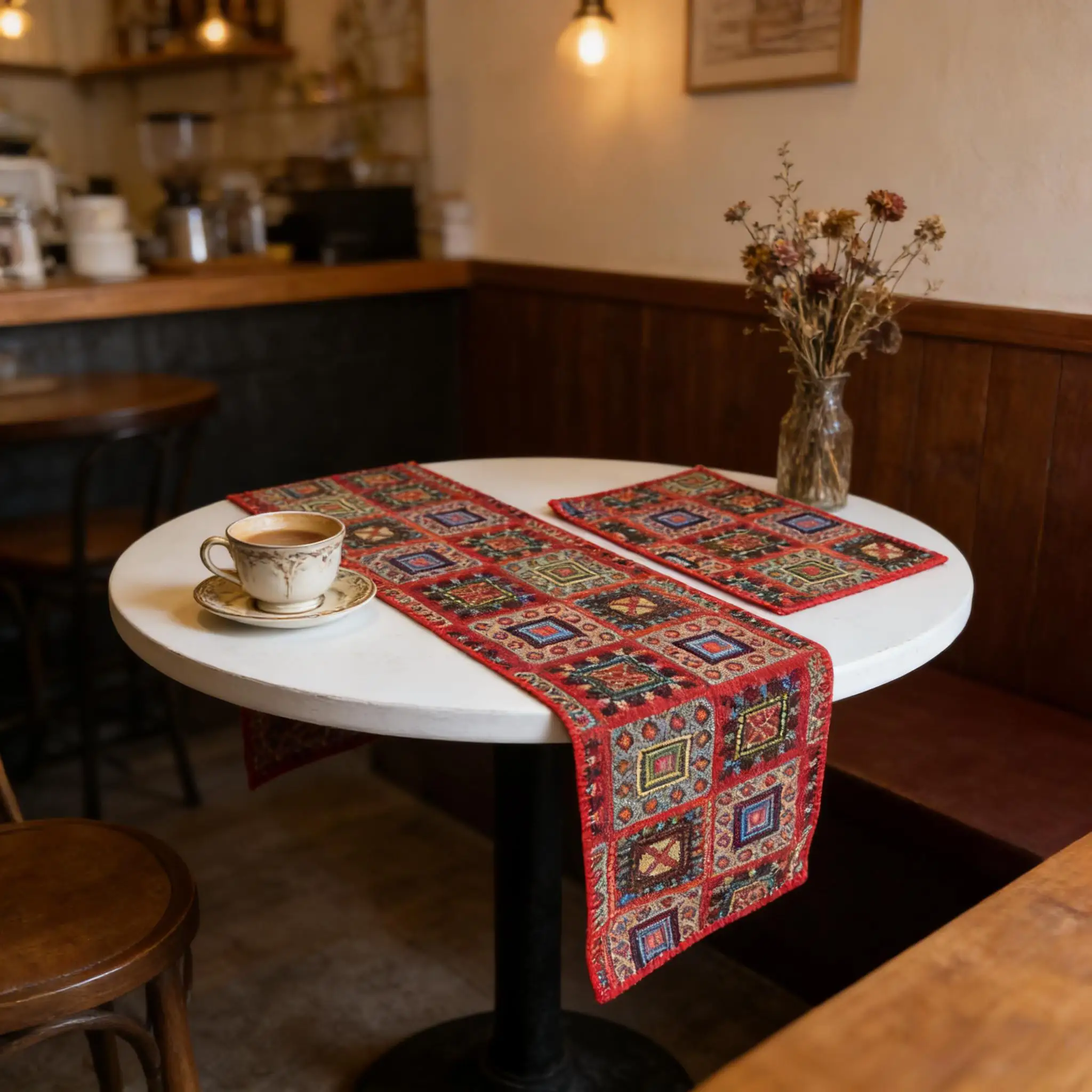 Dining Table Runner TV Cabinet Cloth Table Runner Cotton Linen Table Runner Nordic Household, Soft Table Runner for Center Table