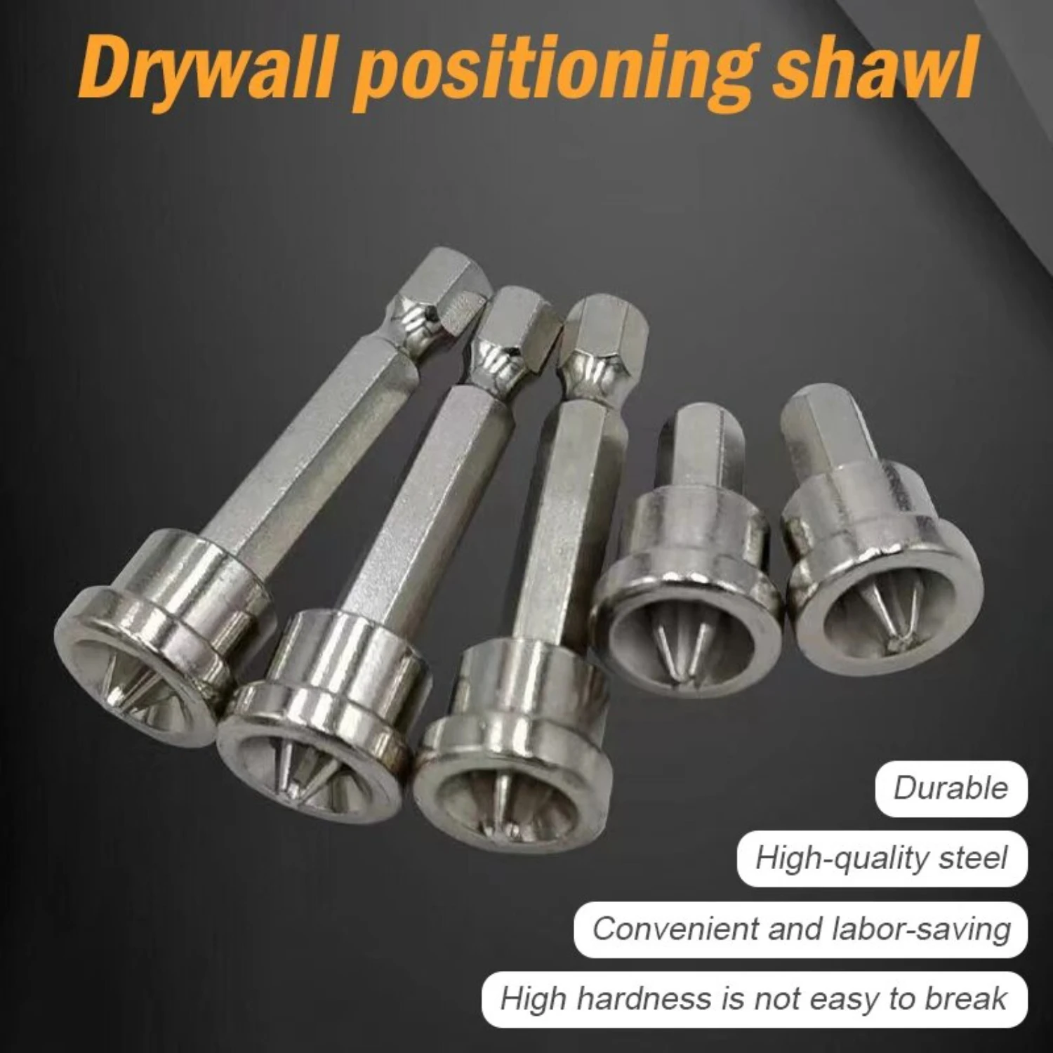 High Quality, Efficient, and Durable Hexagonal Handle Gypsum Board Woodworking Screw Positioning Bit - Precise Installation and 