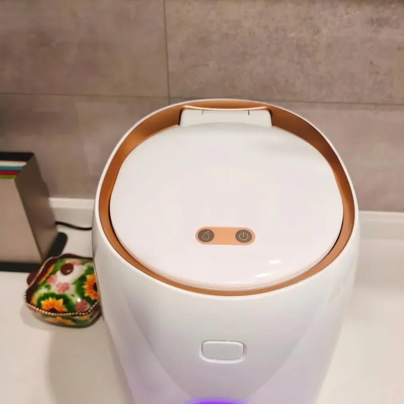 Electric Kitchen Waste Composter 110V PSE Organic Fertilizer Maker Low Noise Odorless Trash Bin for Apartment Home Garden Use