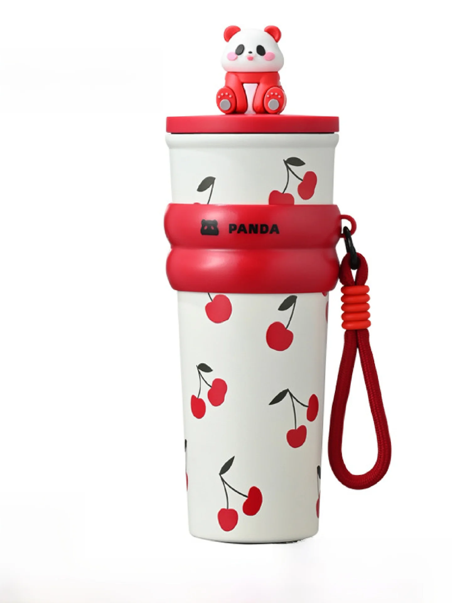 

Cute Doll Large Capaci Insulated Coffee Cup Women's St Water Bottle Cold Beverage Preservation Cartoon Sle Water Cup