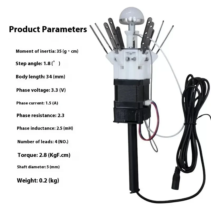 DIY Electric Mechanical Flower Simulation Opening and Closing 110-220V Mechanical Petal Opener Petal Making Prop
