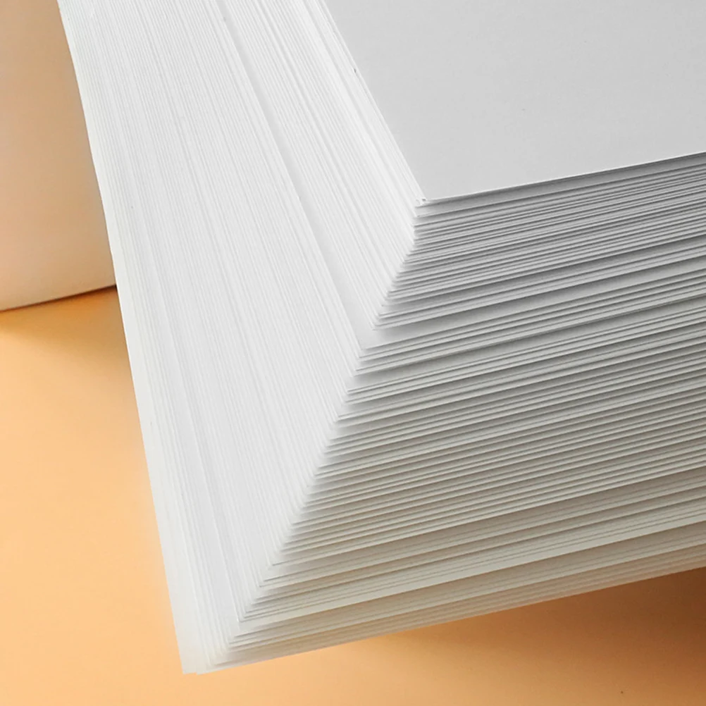 

100 Sheets of A4 Blank Drawing Paper Art Sketch Paper Mark Pen Color Leads Drawing Paper for Artists Students