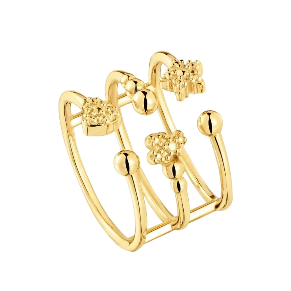 

S925 Silver Spain Bear Ring, A Fashion Must-Have, Exquisite Craftsmanship, Price that Wows