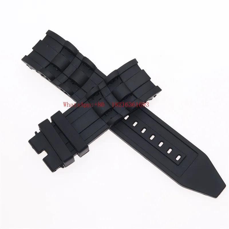 Men's Watch Strap Accessories Large Dial Watch Waterproof Silicone Strap 26mm