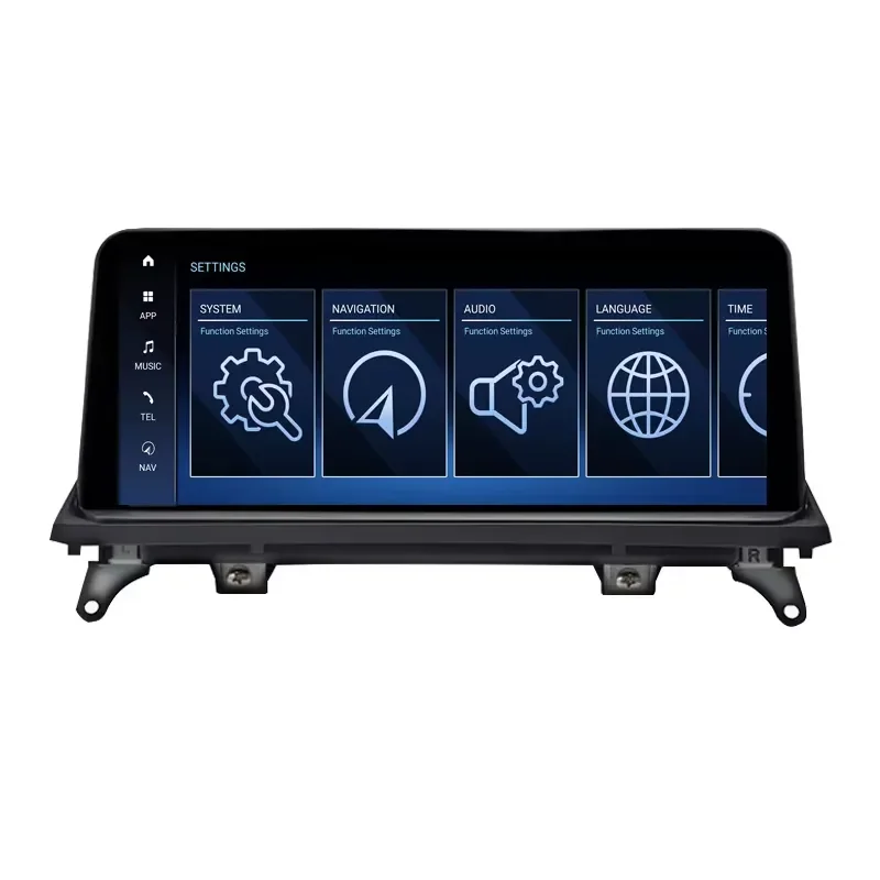 1920 * 720P 10.25 inch QLED car audio GPS navigation, suitable for BMW X5 E70 X6 E71 Android 14 4 + 64g 2011-2013 CIC system