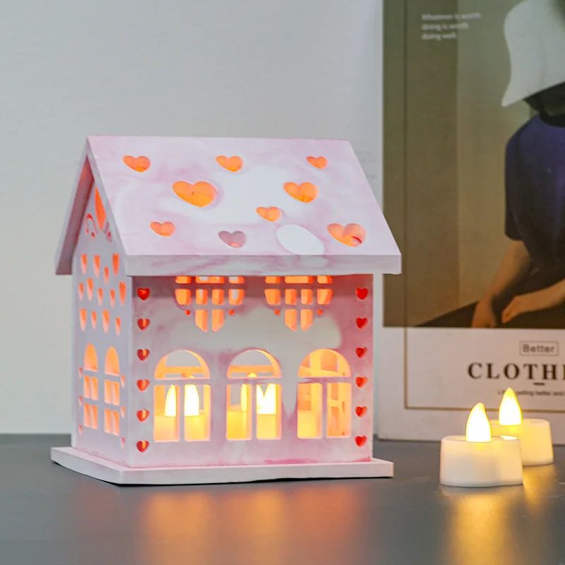 

Силиконовая форма Love Cabin для создания полых силиконовых подсвечников, абажуров и подставок для свечей из гипса и цемента