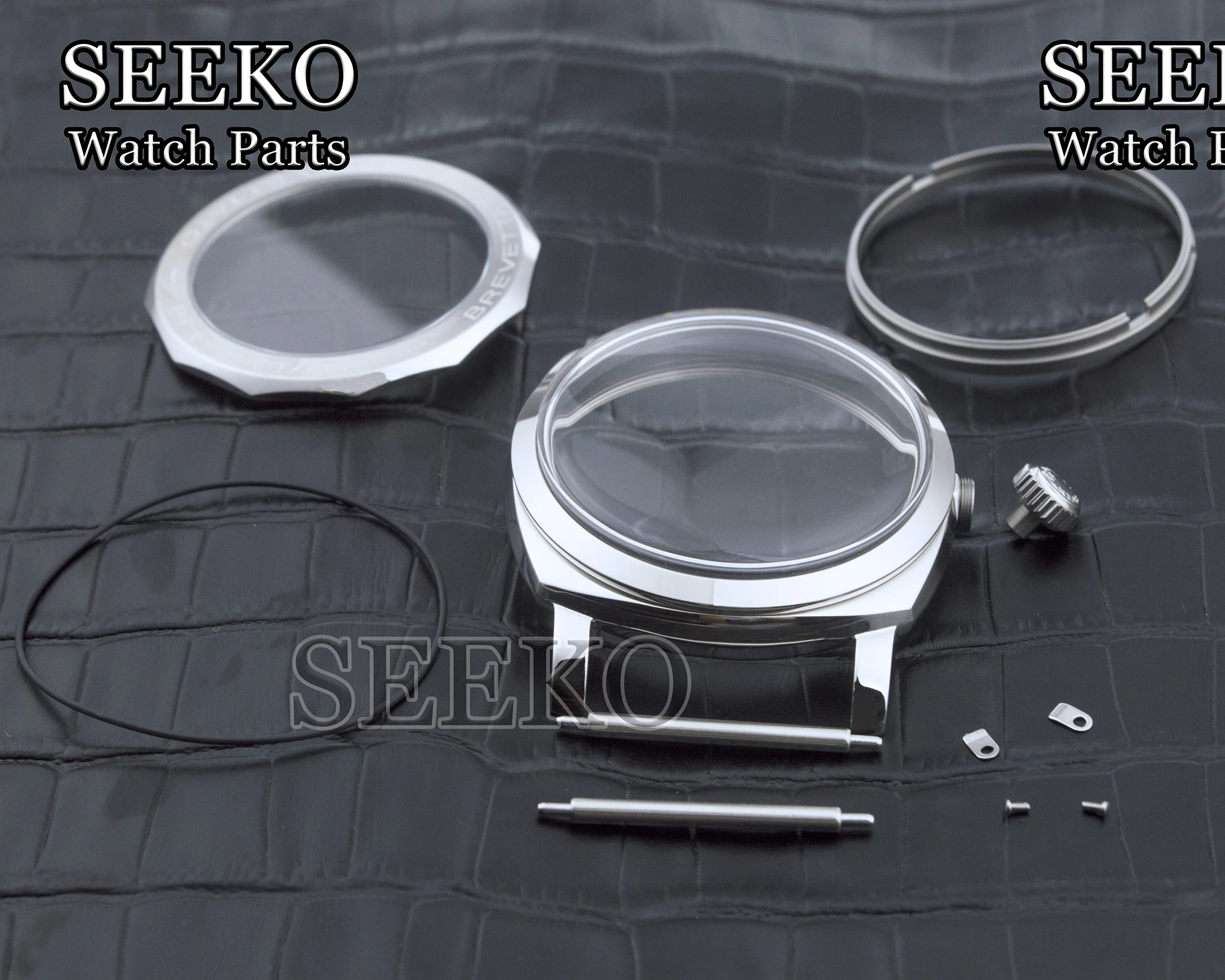 Vintage caixa de relógio de aço inoxidável, vidro retro bolha Arcylic, PAM 6154, ETA 6497/6498, ST3600, ST3620 Series Movimento, 100m, 47 milímetros