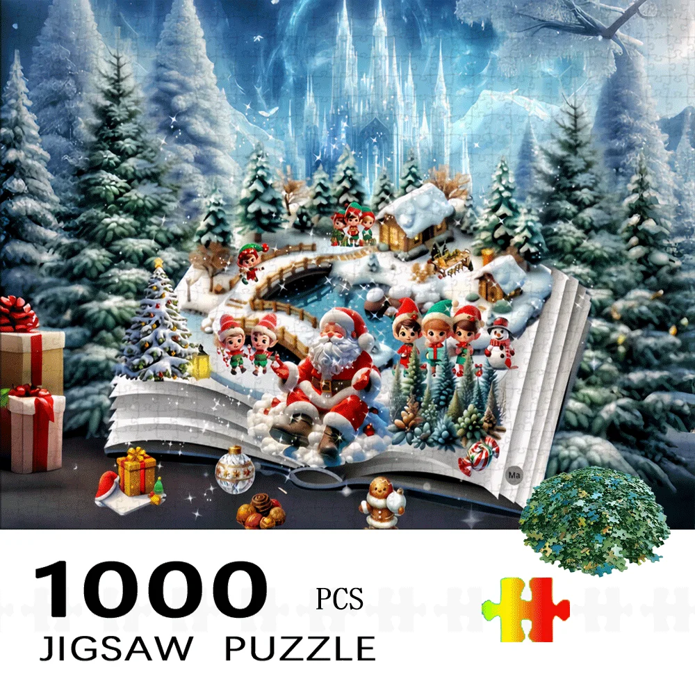 Puzzle di carta lupo 1000 pezzi Puzzle di grandi dimensioni Giocattoli Giochi per adulti Regali Giochi interattivi per la famiglia Puzzle Decorazione domestica fai da te Cervello Chall