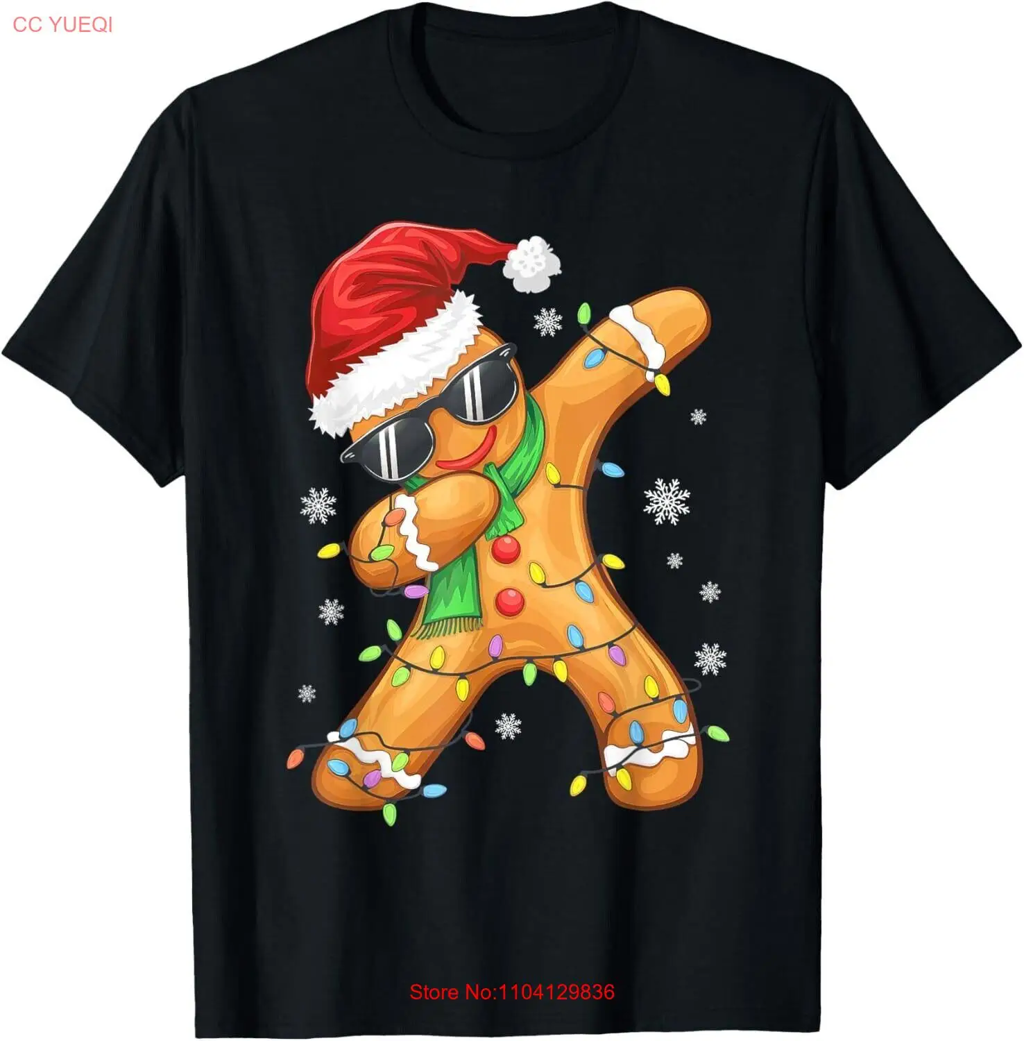 

Рождественская детская забавная футболка с пряниками для мальчиков и девочек, толстовка с капюшоном