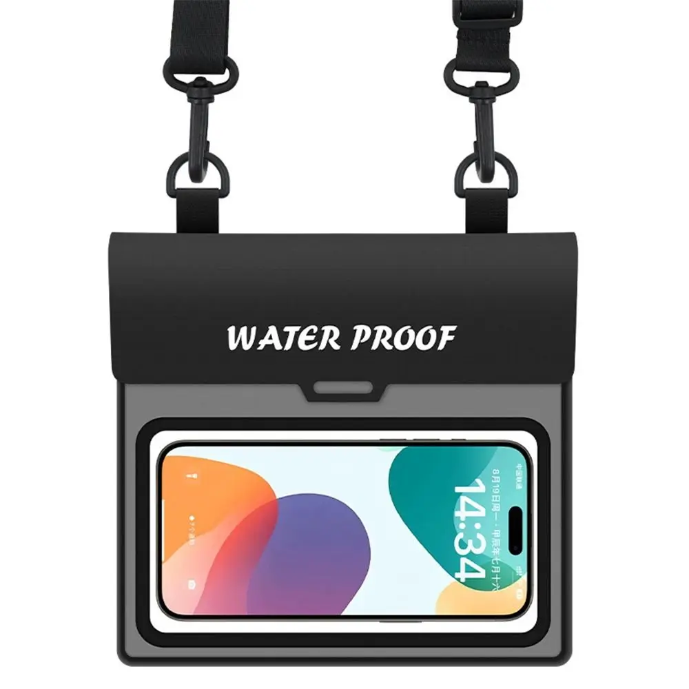 الصيف PVC السباحة حقيبة مقاومة للماء شاشة تعمل باللمس تجمع حقيبة الهاتف الخليوي الغوص الرياضة حقيبة ساعي في الهواء الطلق