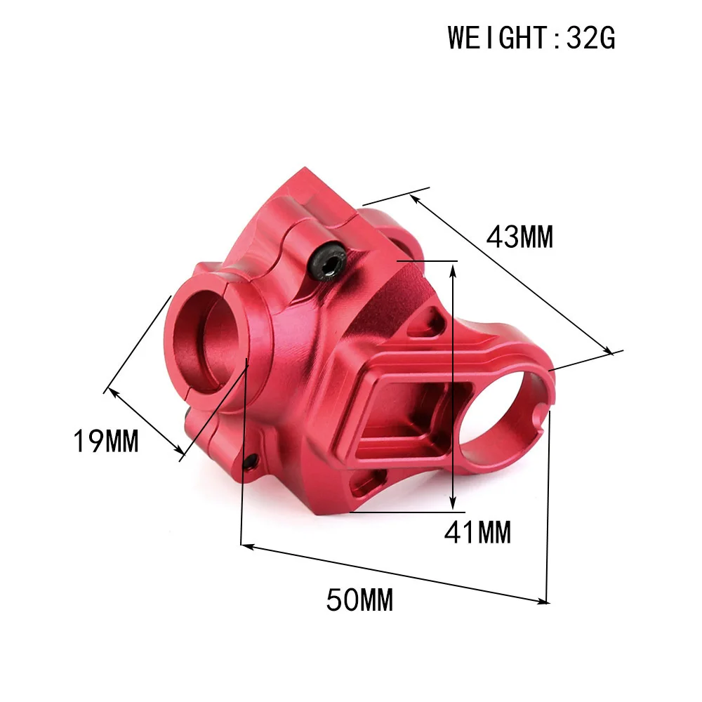 Metal Differential Cover Differential Yoke Set for Arrma 1/10 3S BLX KRATON Granite Outcast SENTON Upgrades Parts