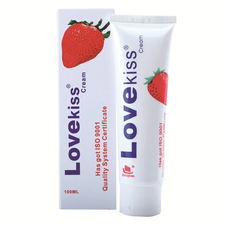 100ml HotKiss Human Fruit Flavor, Water Soluble Love Lubricant, Adult Sexual Products with Conduit Easy To Clean