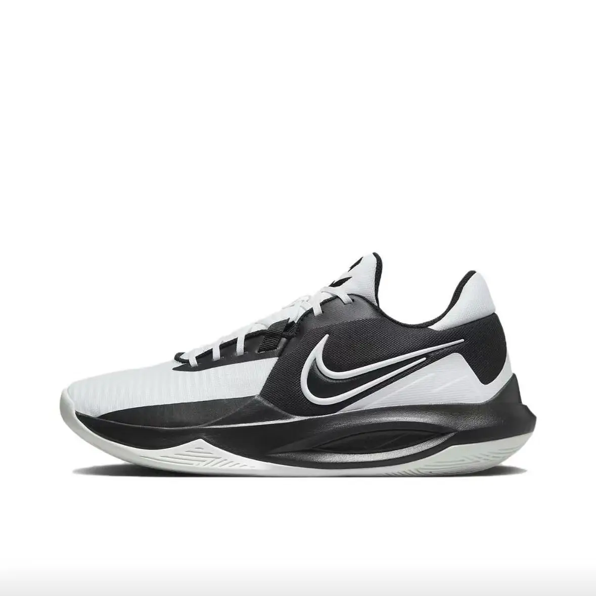 Nike Precision 6 Precision 6 Round Toe Lace-Up Durable Low-Top Basketball Shoes Men’s DD9535-007