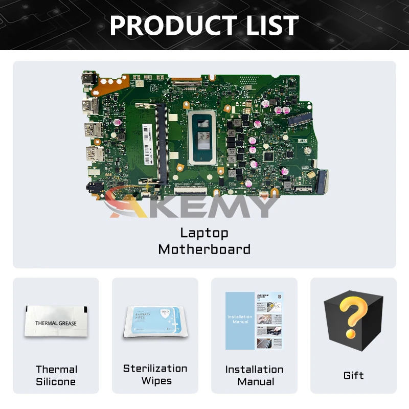 For ASUS VivoBook X1403Z X1503Z X1603Z X1403ZB X1403ZC X1403ZAR X1402ZA X1404ZA X1403ZD Motherboard X1403ZA 100% tested
