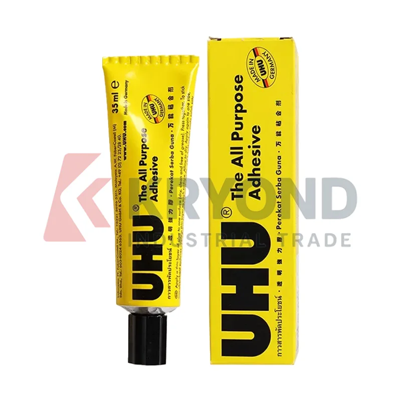 UHU All Purpose Cement for Paper Wood Fabric Cardboard DIY School Crafts Model Making Book Spine Repair 33ml 35ml 1PCS 2PCS 3PCS