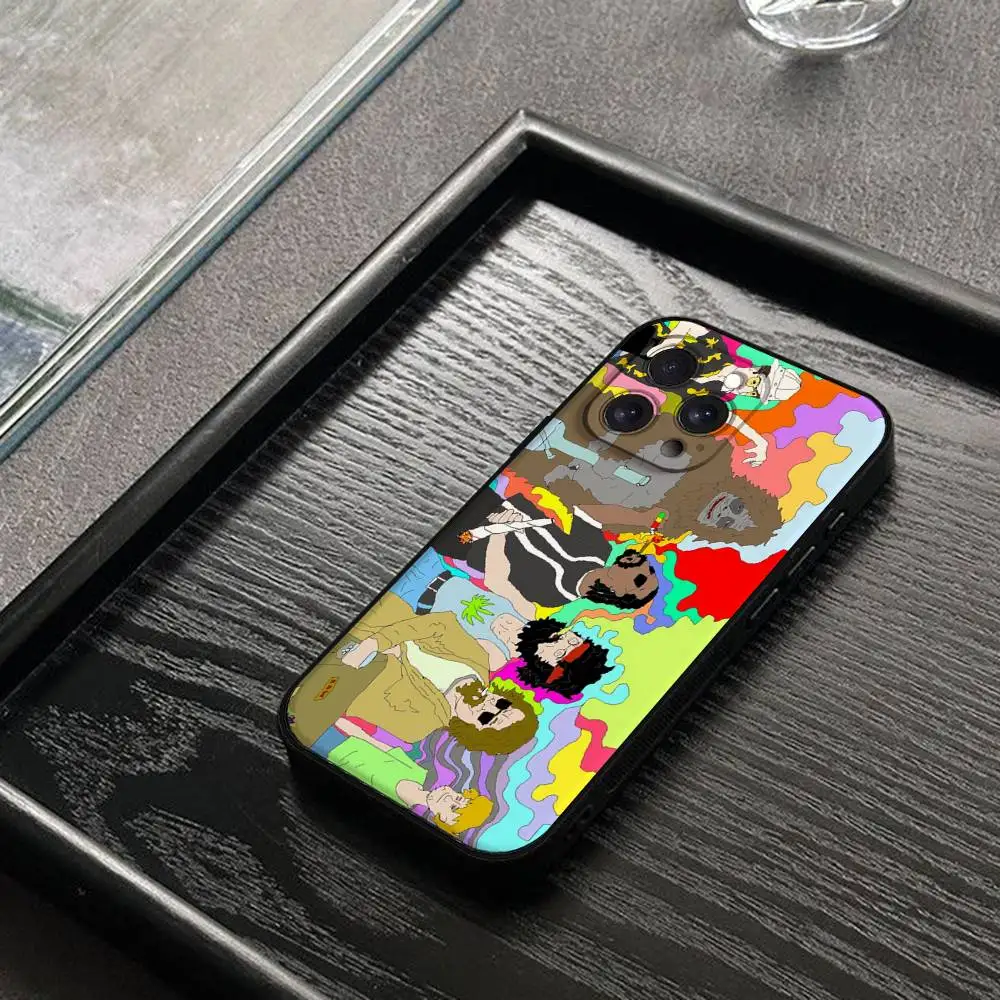 Cartoon The Big Lez Show Phone Case Black Shell For IPhone 17/16/15/13/14 Pro Max/ 11Plus/X/Xr/Xs Max/12mini Compatible Models