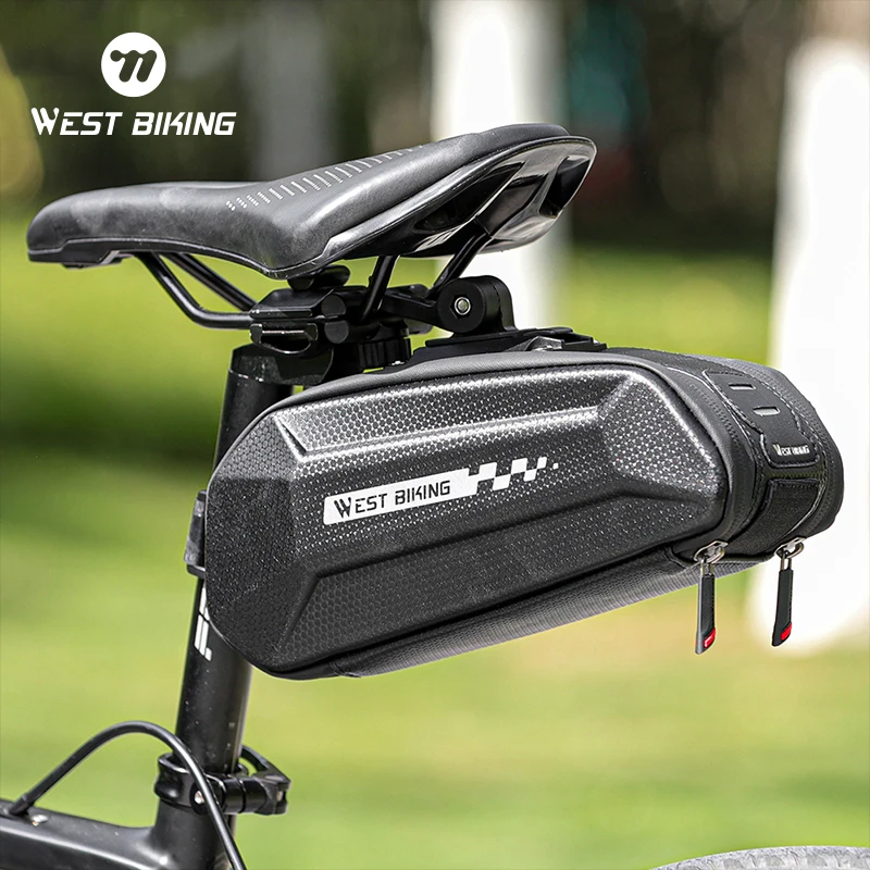 

Велосипедная сумка на хвост WEST BIKING, седельная сумка, подседельный штырь для горного велосипеда, жесткий корпус из ЭВА, задняя сумка для дорожного велосипеда, аксессуары для снаряжения для верховой езды