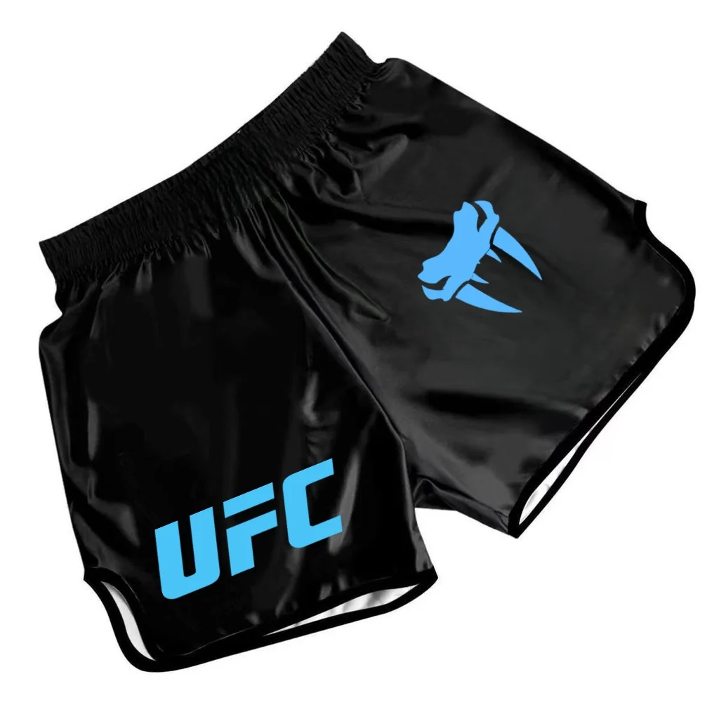 Celana Latihan Tinju Pria Wanita UFC New Hot, Celana Olahraga Luar Ruangan Cepat Kering, Celana Lari, Celana Tinju Malam, Celana Gulat