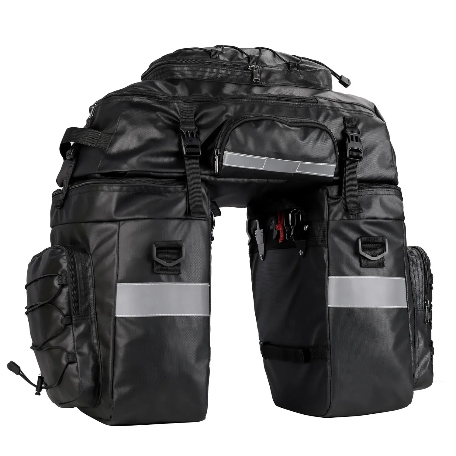 Upgrade Bike Bag Bike Pannier Rear Set For Bicycle Cargo Rack Big Saddle Bag Packing Laptop Pannier Rack Bicycle Bag