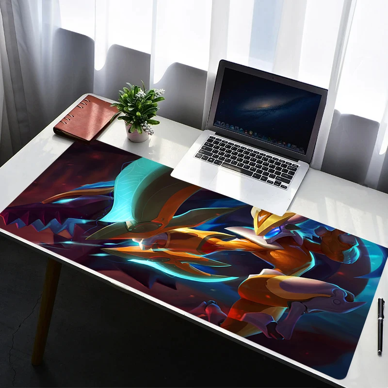 

Mouse Pad Laptop Non Slip Extended Desktop Mouse Mat L-league of Legends Kindred Rubber Keyboard Pad Gaming Accessories Mousepad