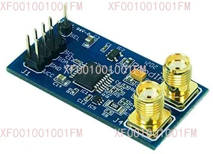 The AD5933 impedance measurement module of the evaluation board is 12-bit
