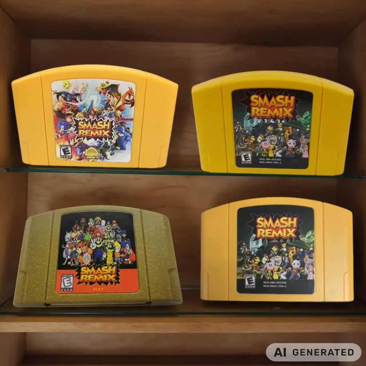 N64-Spielkassette, SMASH REMIX 2.0, geeignet für 64-Bit-NTSC-US-Konsole, englische Spielkassette
