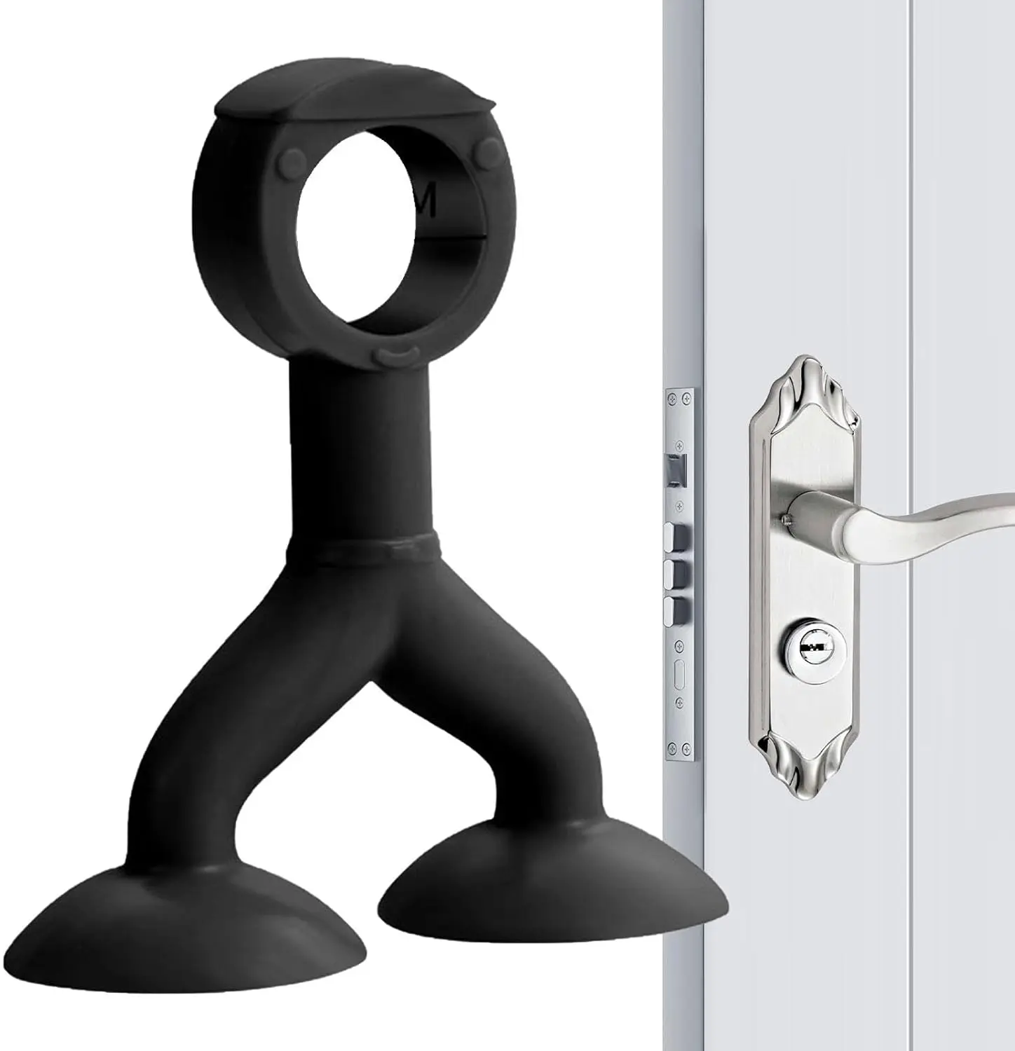 

1 шт., силиконовый дверной стопор, дверная ручка, пробка, настенная защита, дверная пробка, присоска, дверная ручка, бампер для предотвращения столкновений