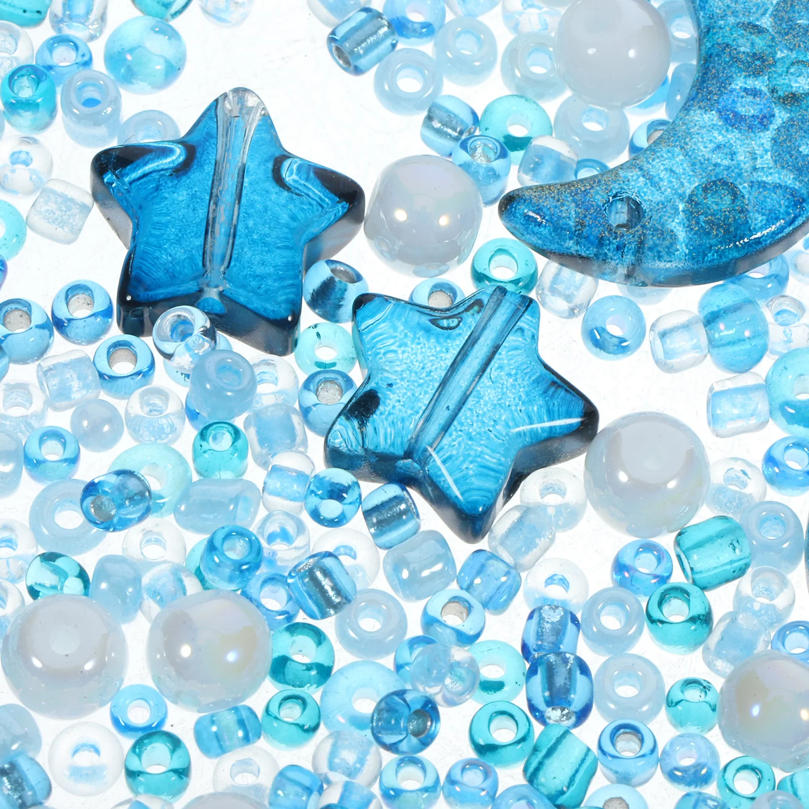 

DIY Jewelry Making Beads Set for Necklace Earrings Bracelet Crafts Glass Spacer Beads Accessories H made Project Kits