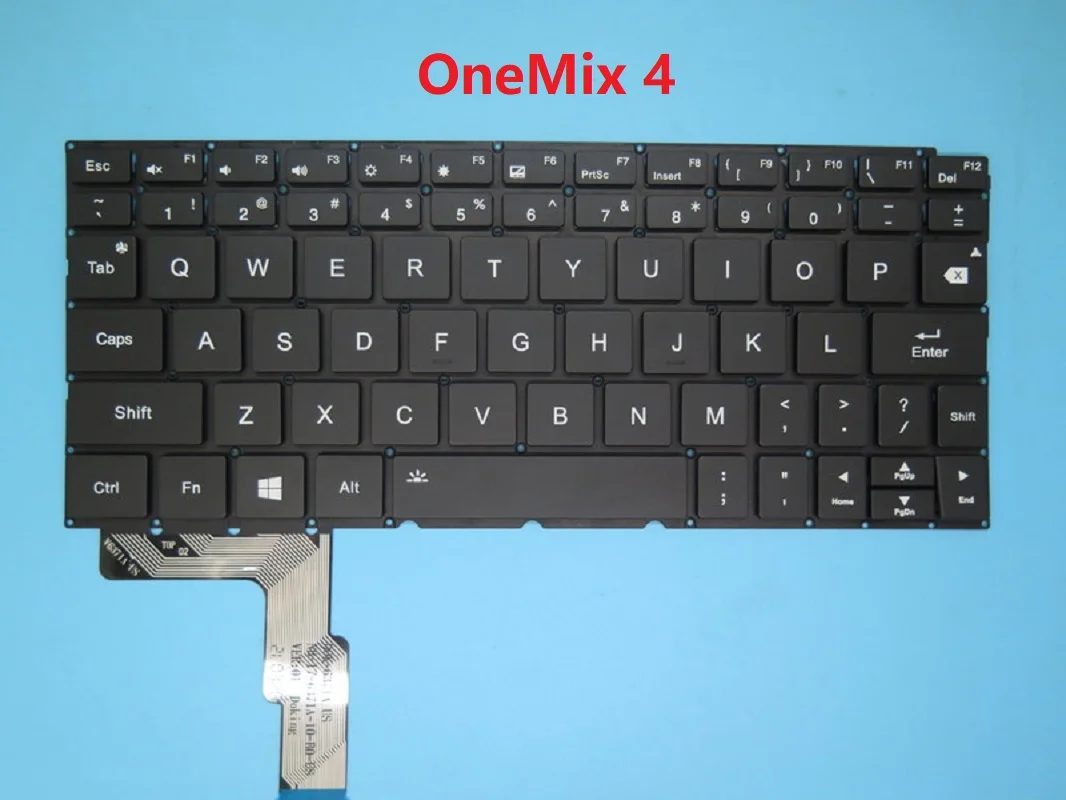 Keyboard For One-Netbook For One Netbook OneMix 4 One Mix 4 English US DOK-6371A US NB-17-6371A-10 Without Frame Black New