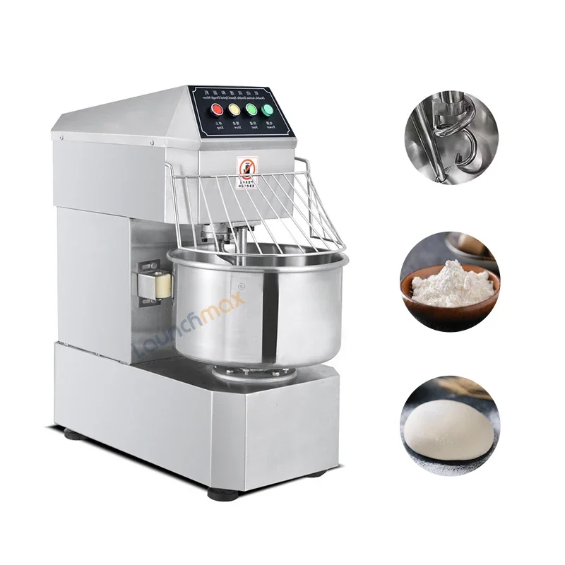 Factory Supply baking machine 30L dough kneader industrial bread spiral Mixer With Stainless Steel