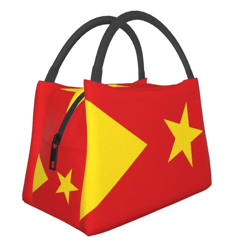 

Flag Of The Tigray Region Insulated Lunch Tote Bag for Women Ethiopia Portable Thermal Cooler Bento Box Work Travel