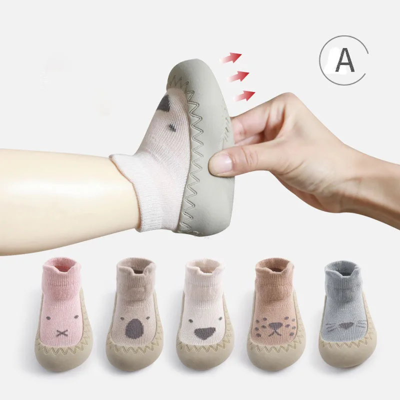 LILIGIRL  New Spring Baby Prewalker Infant Cute Rubber Soled Non Slip Shoes Girl Floor Shoes 0-36M