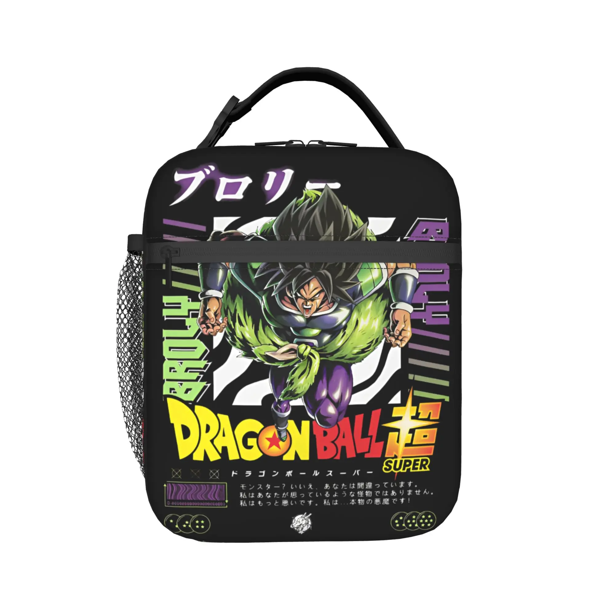 

D-Dragon-Ball-L DragonBalls Accessories Insulated Lunch Bag For Picnic Food Storage Bag Reusable Thermal Cooler Lunch Box