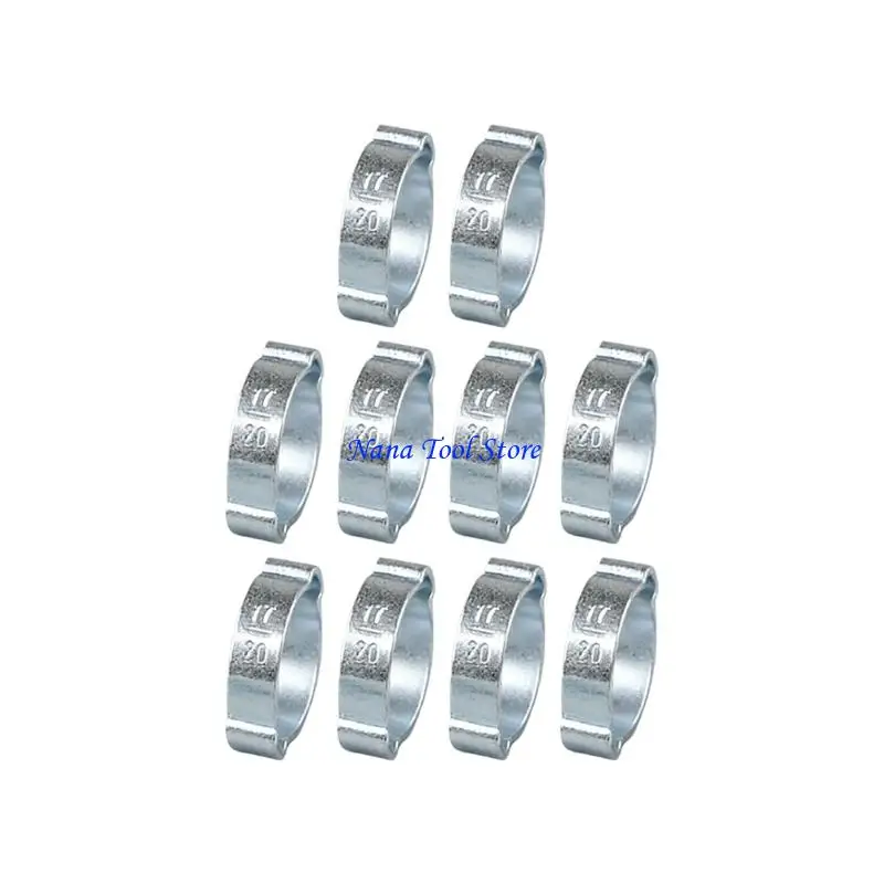 31GJ 304 Steel Double Ear Pipe Clamps Upgrades for Water Oil Gas Tubing