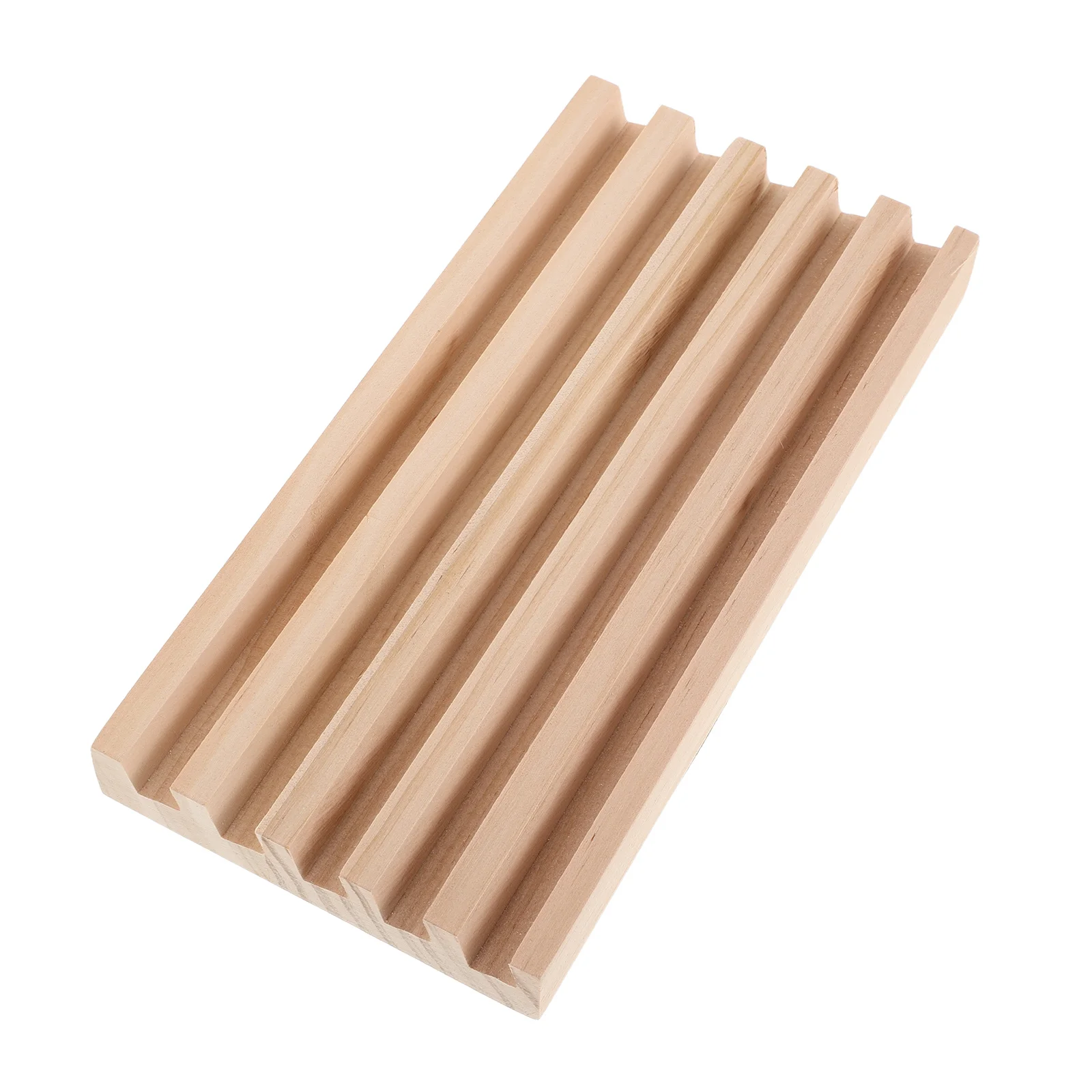 1 stks Houten Domino Rack Houder Massief Houten Tegel Stand Organizer Bordspel Opbergvak Display Voetstuk Domino Houder Lade