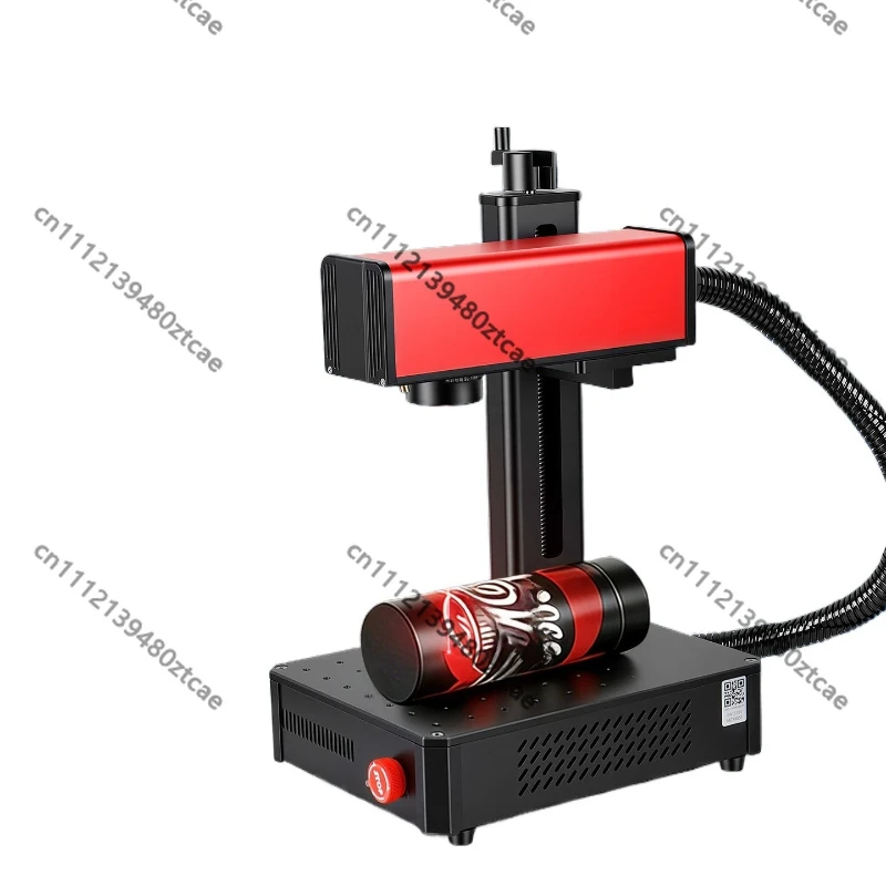 Mini Laser Engraver Automatic Portable Fiber Laser Marking Machine Metal Plastic Laser Coding Engraving Equipment