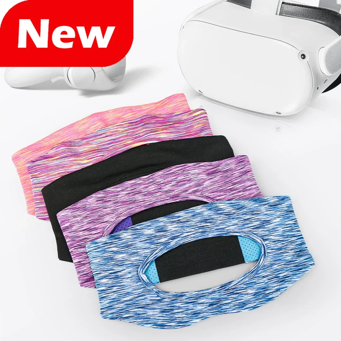 

Для Meta Oculus Quest 2, VR-очки, маска для глаз, дышащая повязка для пота, гарнитура виртуальной реальности для Quest 2, аксессуары HTC Vive